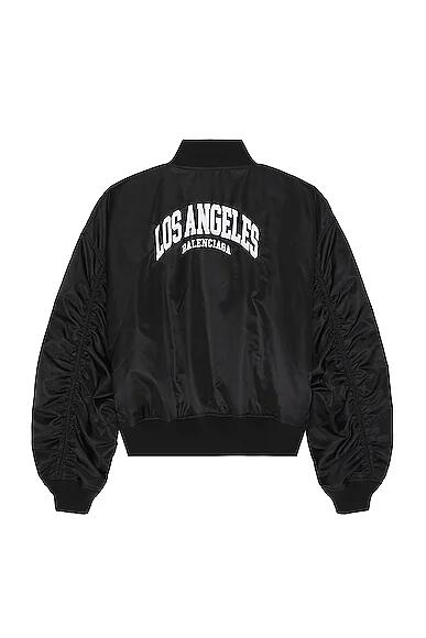 Balenciaga Los Angeles Varsity Jacket in Black Cover