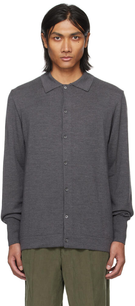 Officine Générale Gray Brent Cardigan Cover