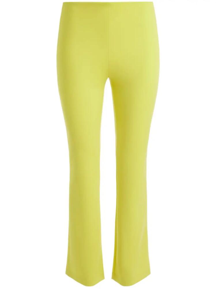 alice + olivia RMP mid-rise cropped trousers - Yellow Cover