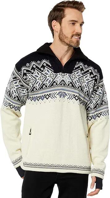 Dale of Norway Vail Waterproof Sweater (Off-White/Smoke/Navy/Blue) Men's Clothing Cover