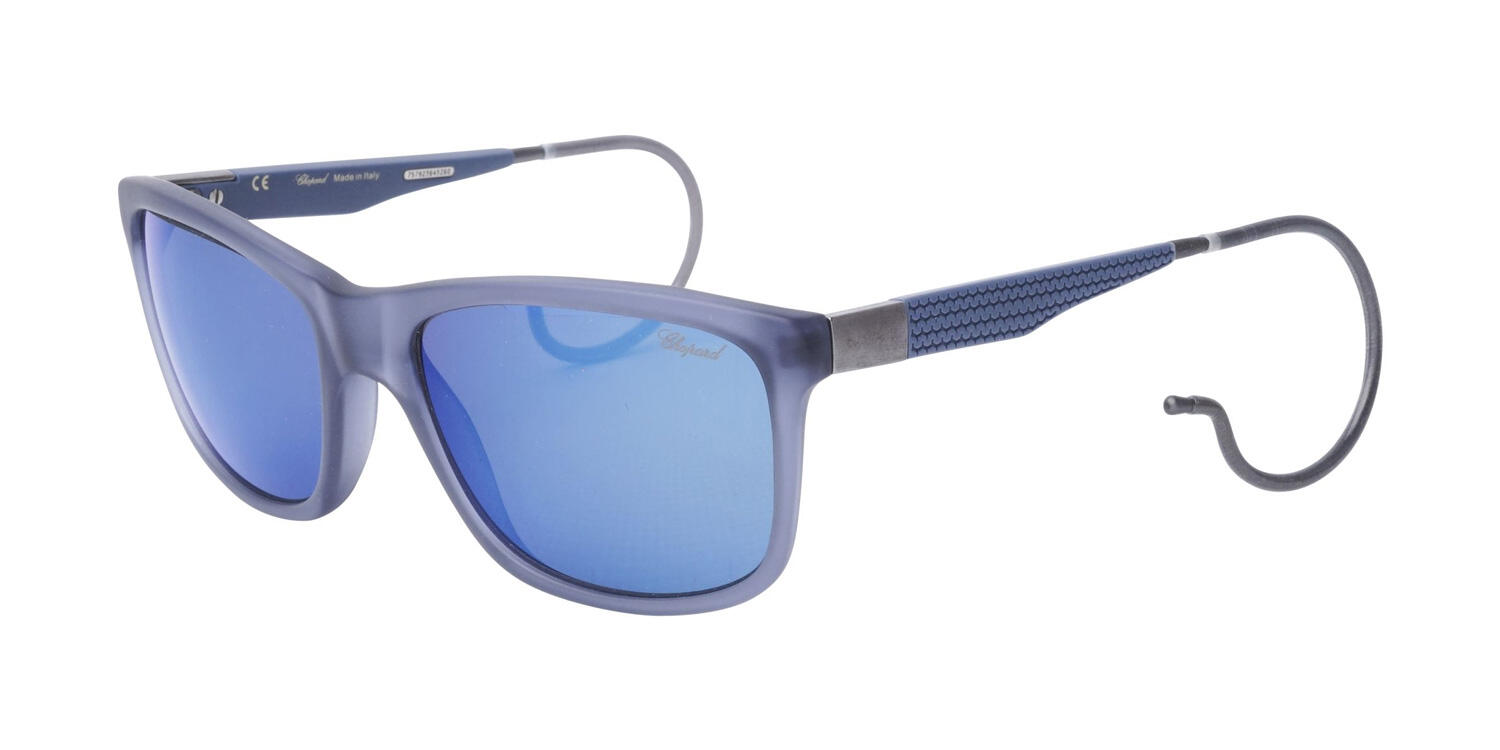 Chopard Polarized Blue Square Mens Sunglasses Cover