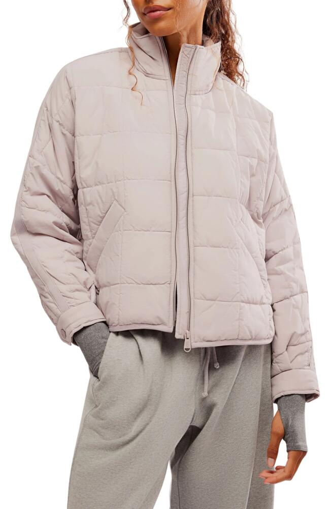 Free People FP Movement Pippa Packable Puffer Jacket in Oyster Cover