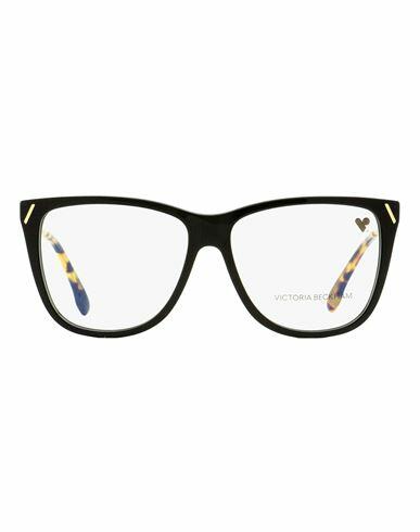 Victoria Beckham Victoria Beckham Square Vb2636 Eyeglasses Woman Eyeglass frame Black Acetate, Metal Cover