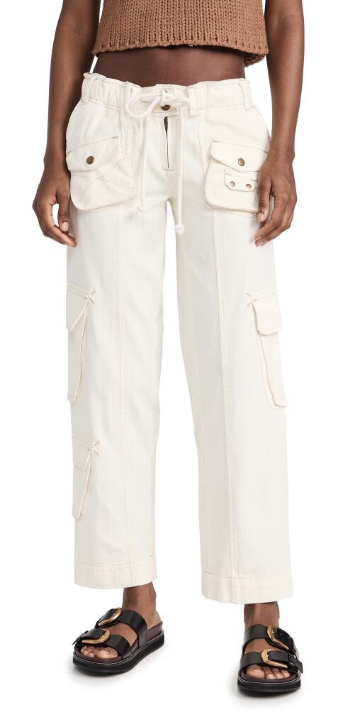 Free People Tahiti Cargo Pants Tofu Cover