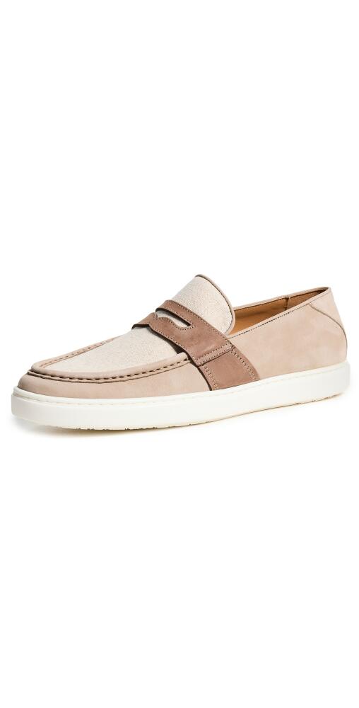 GREATS Paros Suede Slip Ons Natural Cover