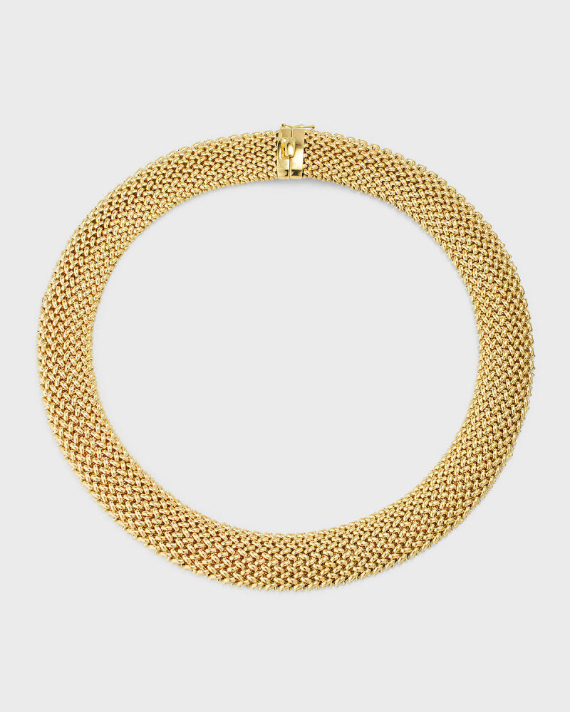 Piazza Italia by Alberto Milani 18K Yellow Gold Via Ornato Chicco Chain Necklace, 18mm Cover