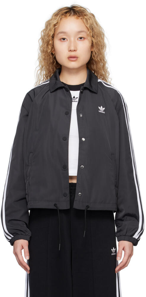 adidas Originals Black Adicolor Classics 3-Stripes Jacket Cover