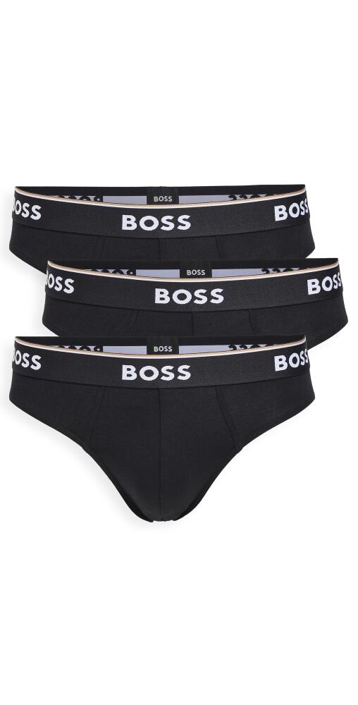 BOSS Stretch Cotton 3 Pack Briefs Black Cover