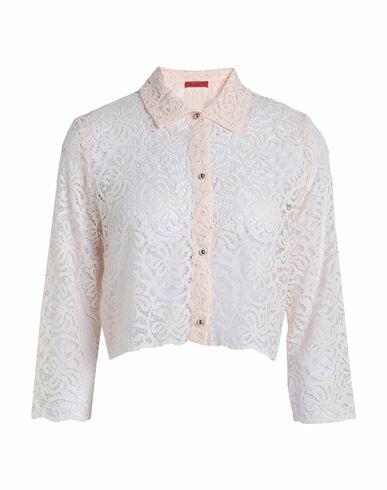 Max & co. Woman Shirt Light pink Polyamide, Cotton Cover