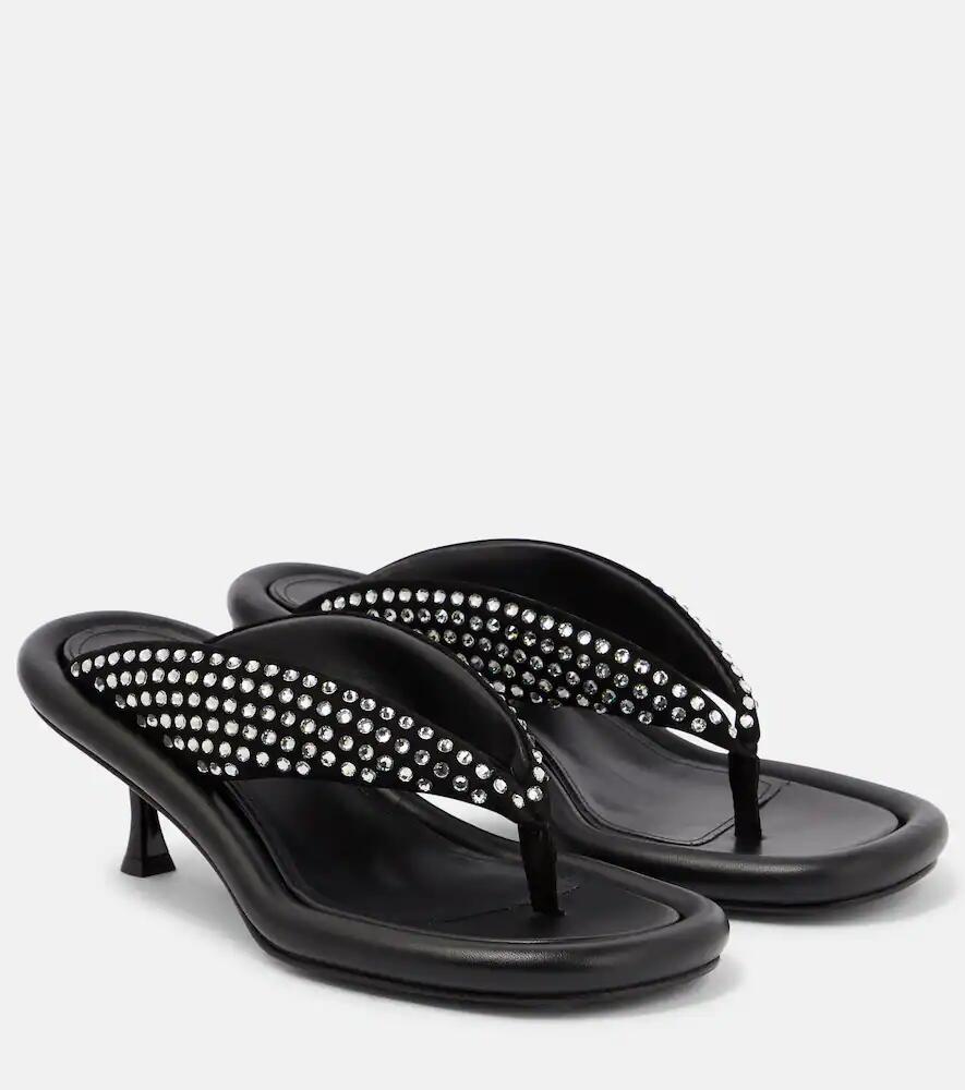 JW Anderson Embellished leather sandals Cover