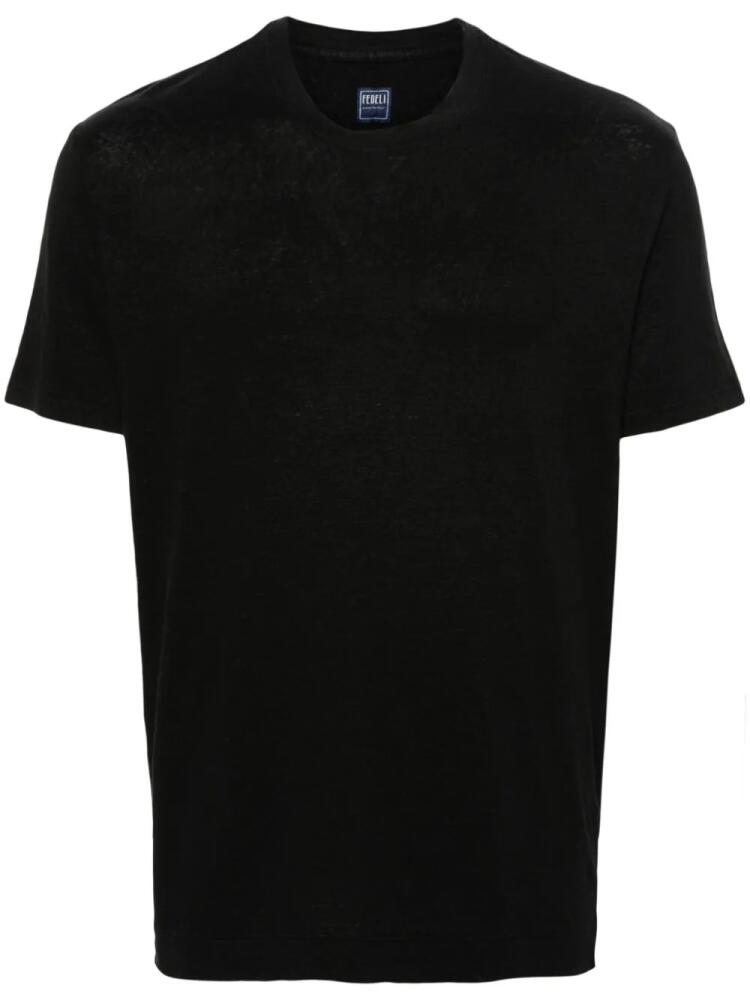 Fedeli Extreme slub T-shirt - Black Cover