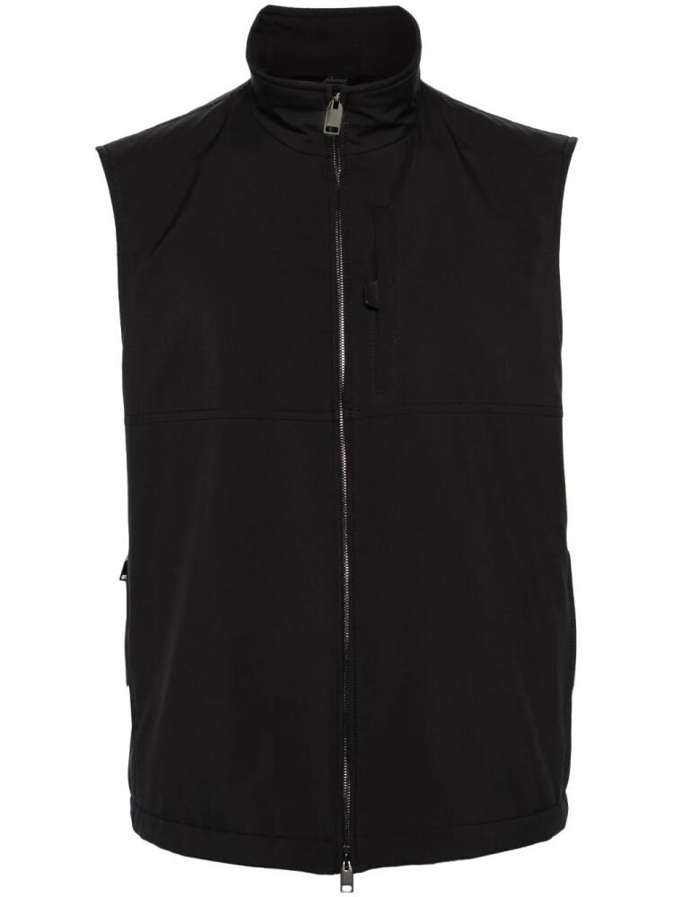 Brioni Performa zip-up gilet - Blue Cover