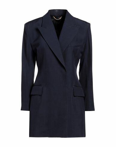 Victoria Beckham Woman Mini dress Midnight blue Viscose, Polyamide Cover