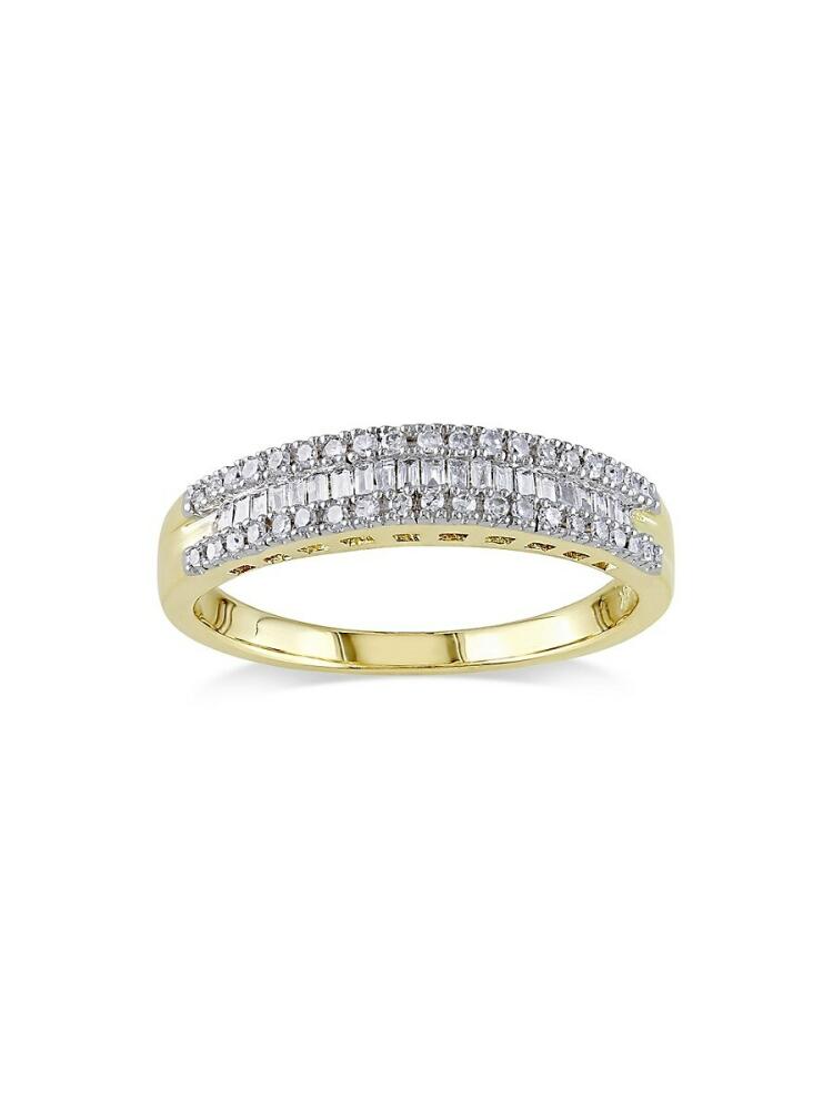 Sonatina Women's 14K Yellow Gold & Diamond Ring Cover