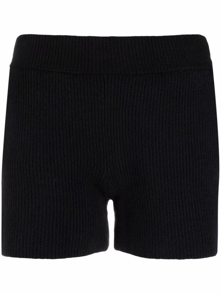 Helmut Lang rib-knit shorts - Black Cover