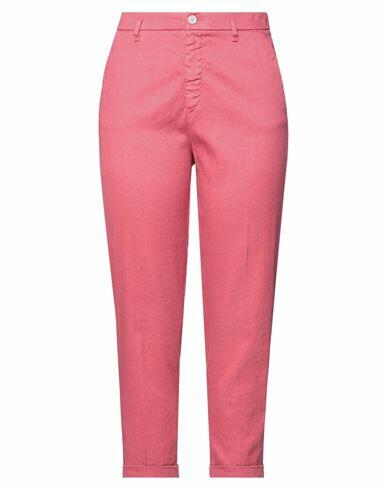 Mason's Woman Pants Pastel pink Linen, Cotton, Elastane Cover