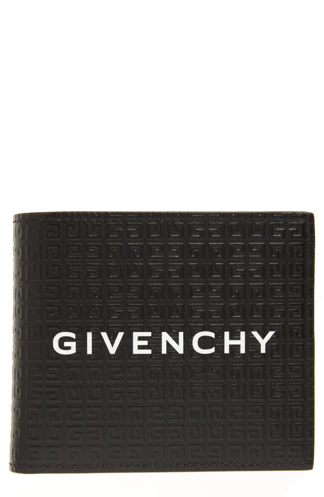 Givenchy 4G-Motif Leather Bifold Wallet in Black Cover