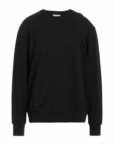 Alexander Mcqueen Man Sweatshirt Black Cotton, Elastane Cover