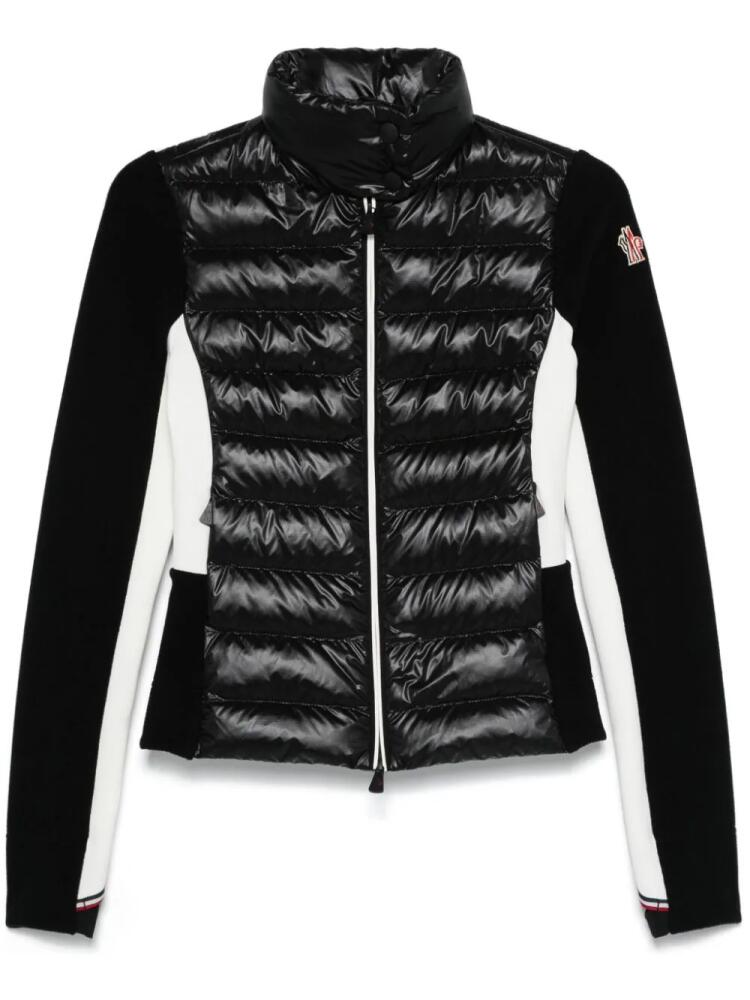 Moncler Grenoble padded zip-up sweatshirt - Black Cover