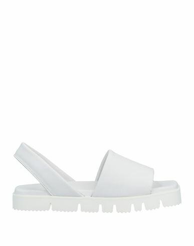 Kanna Woman Sandals White Soft Leather Cover