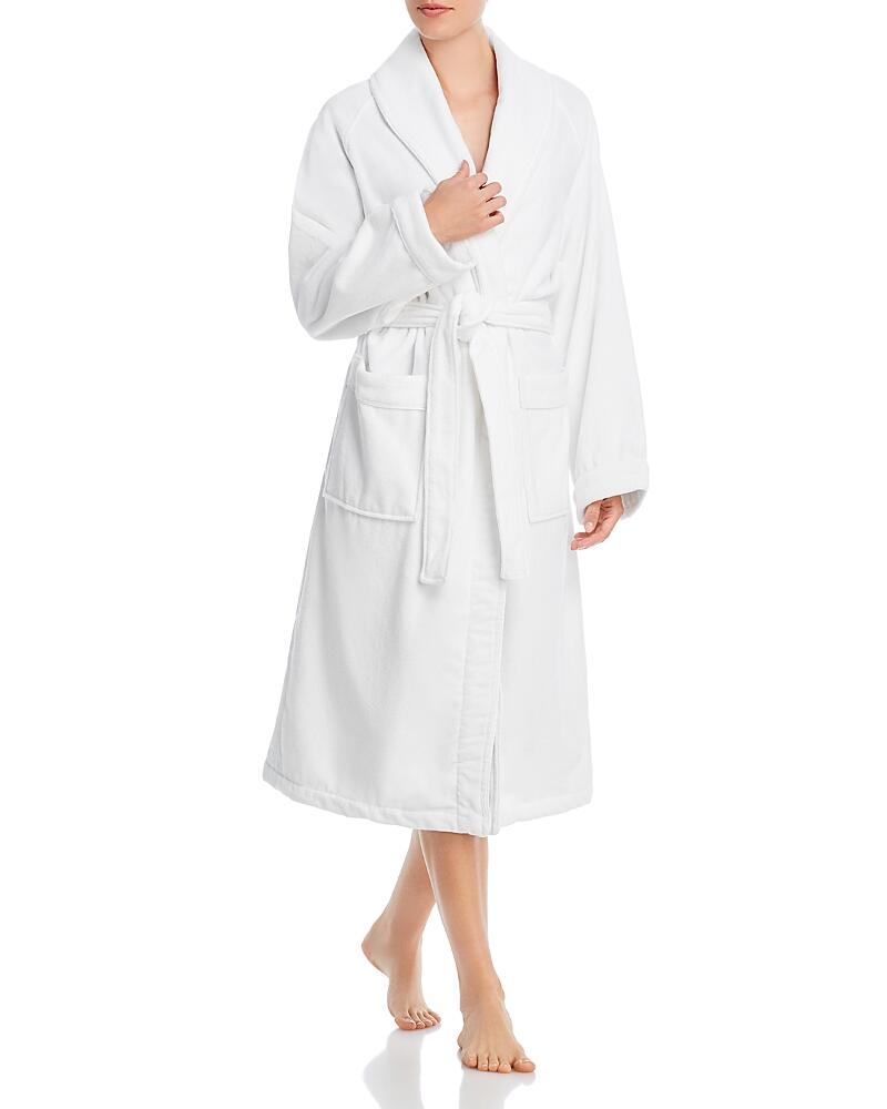 Frette Shawl Collar Bathrobe with Piping Cover