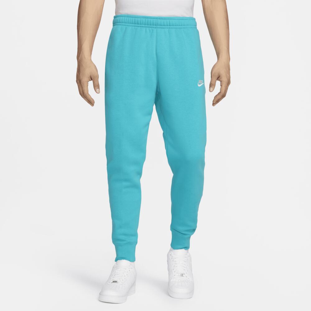 Men's Nike Sportswear Club Fleece Jogger Pants in Green Cover