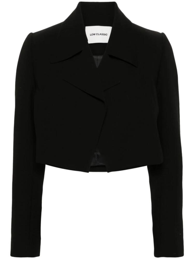 Low Classic cropped blazer - Black Cover