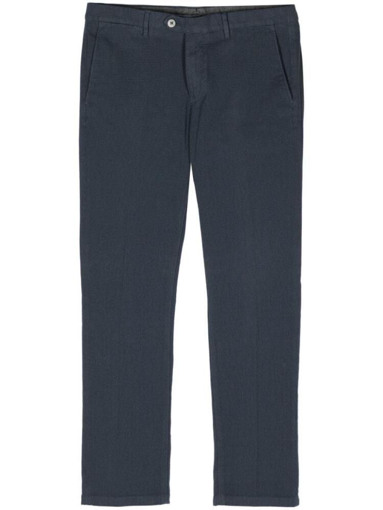 Corneliani mid-rise tapered trousers - Blue Cover