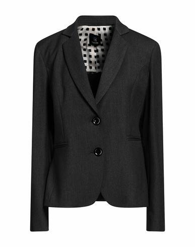 Hanita Woman Blazer Grey Polyester, Viscose, Wool, Elastane Cover