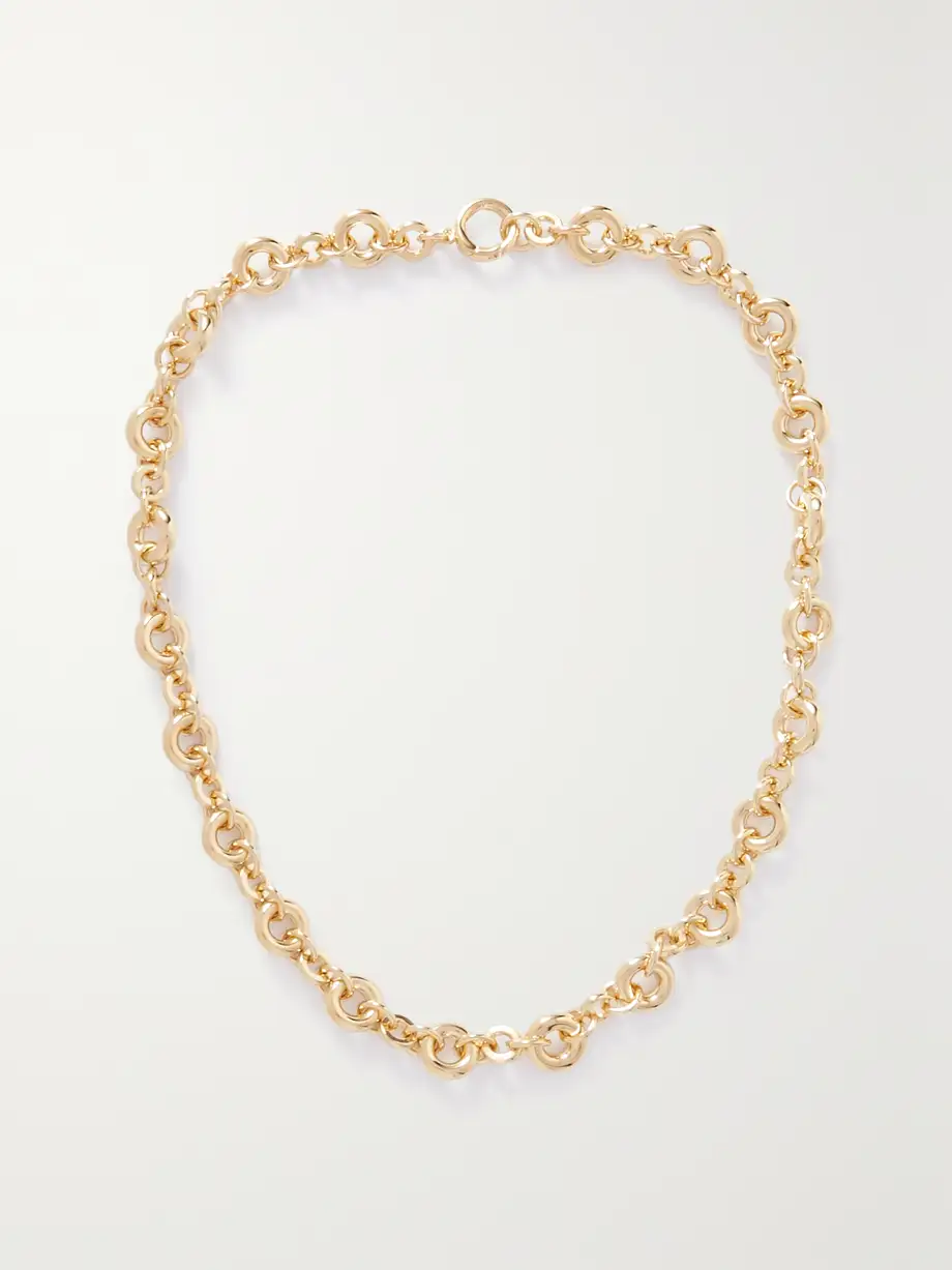 Laura Lombardi - + Net Sustain Isola Gold-plated Recycled Necklace - Metallic Cover