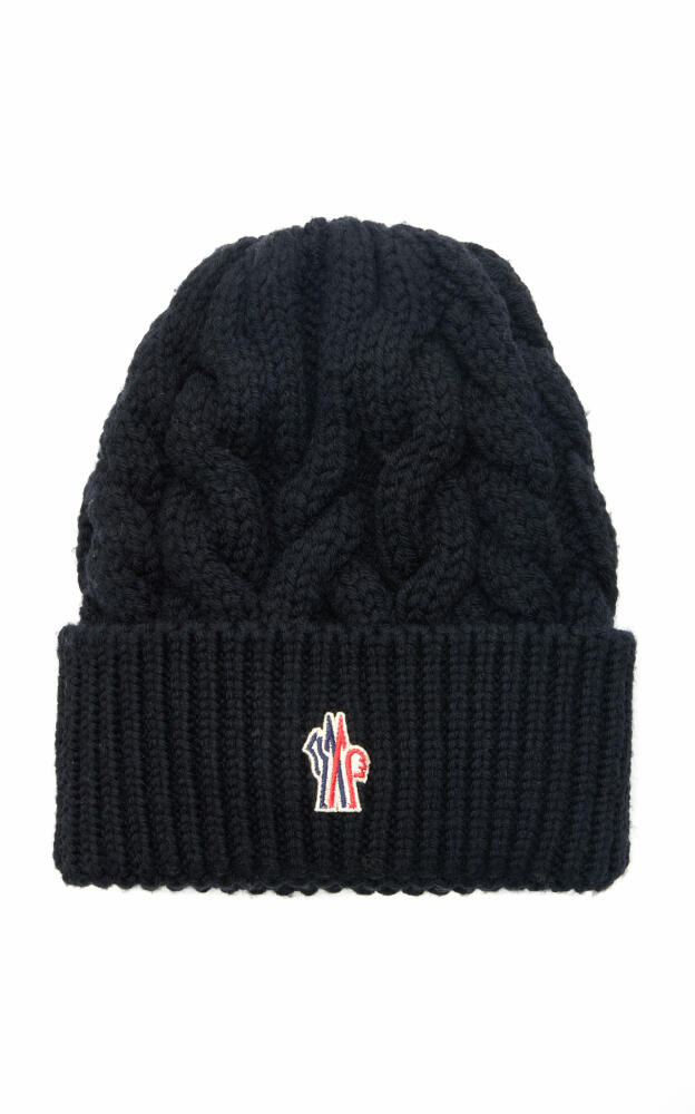 Moncler Grenoble - Cable Knit Beanie - Black Cover