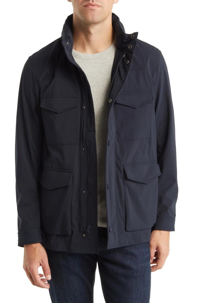 The Normal Brand Bonded Zip Jacket in Navy Cover