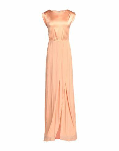 Patrizia Pepe Sera Woman Maxi dress Salmon pink Viscose, Polyamide, Elastane Cover