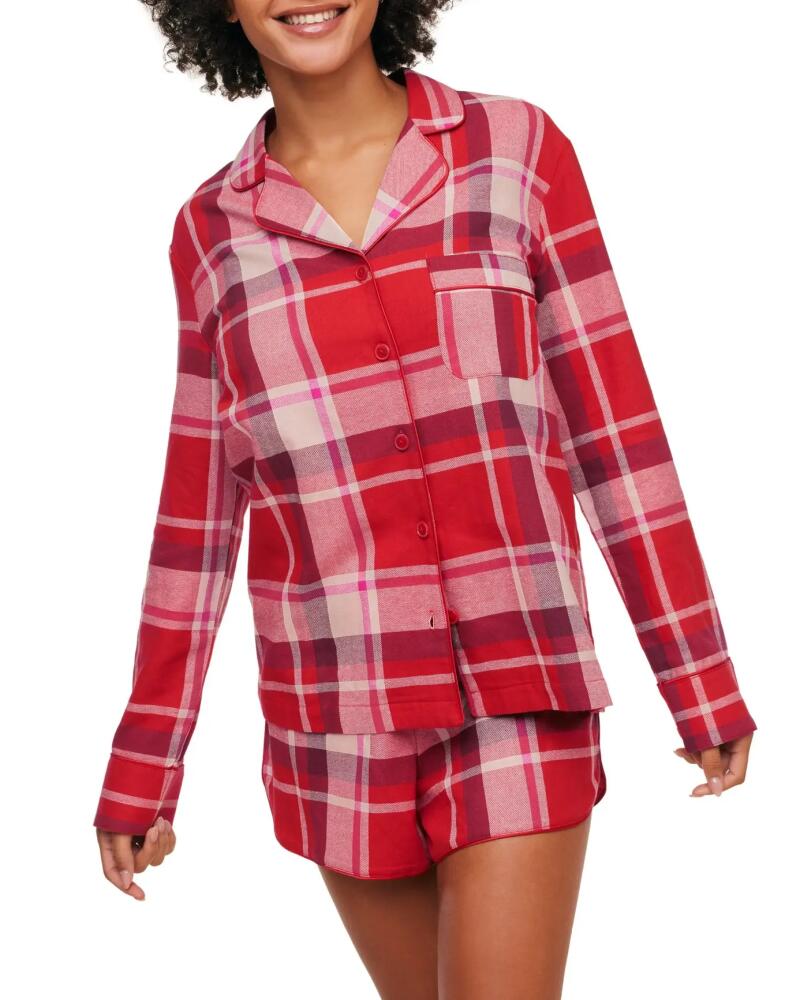 Adore Me Cecelia Pajama Set in Plaid Red Cover