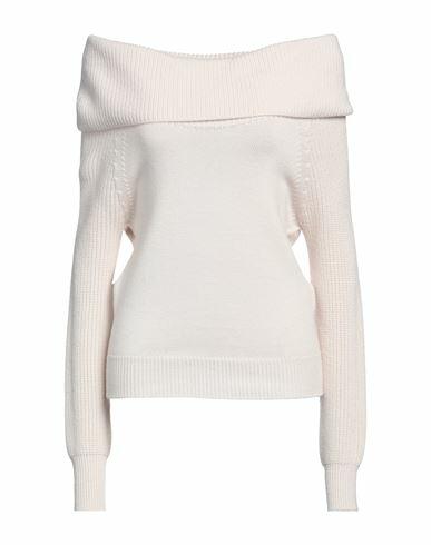 Arovescio Woman Sweater Ivory Virgin Wool Cover