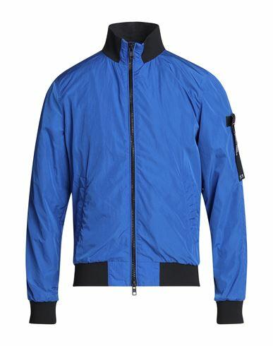 Peuterey Man Jacket Blue Polyamide Cover