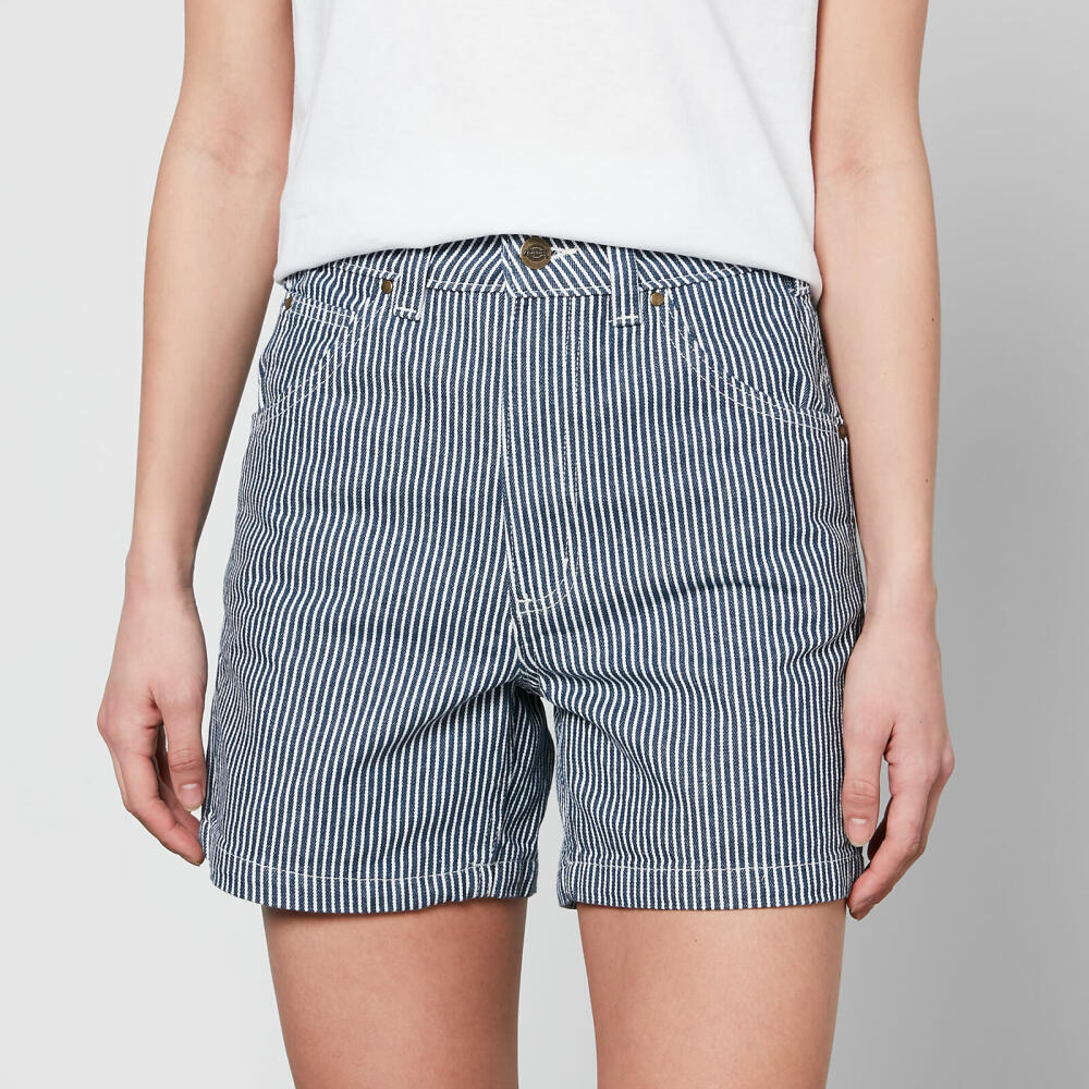 Dickies Hickory Striped Cotton-Canvas Shorts Cover