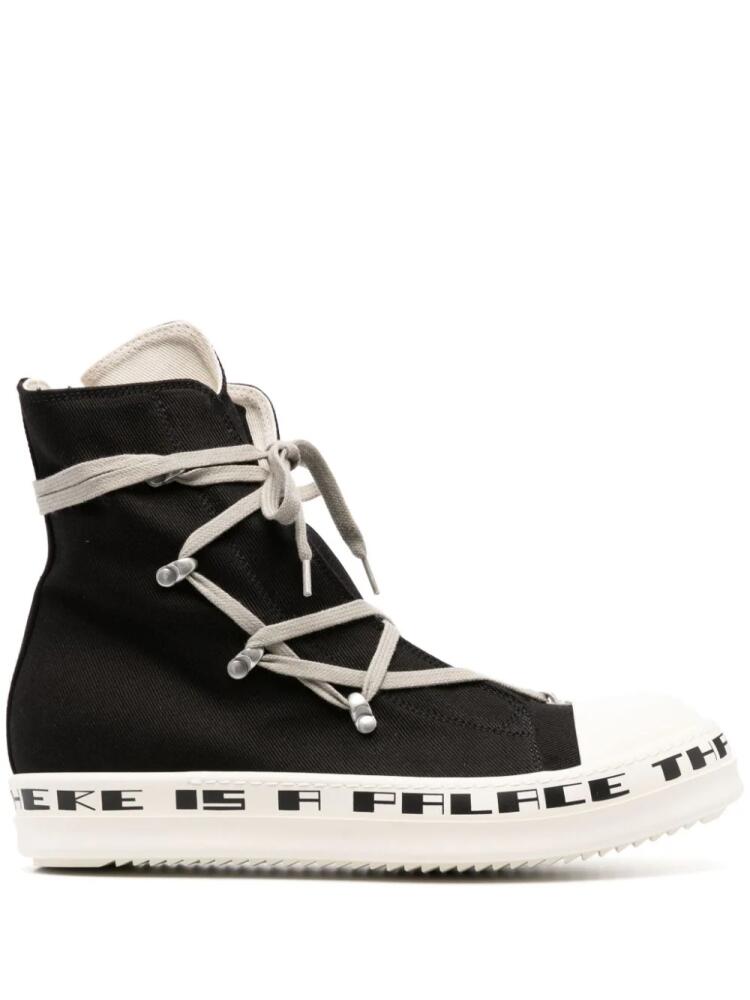 Rick Owens DRKSHDW Hexa logo-sole sneakers - Black Cover