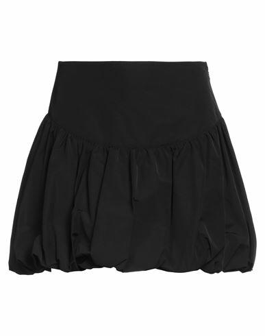 Gina Gorgeous Woman Mini skirt Black Polyester, Cotton Cover