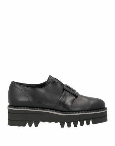 Jeannot Woman Loafers Black Calfskin Cover