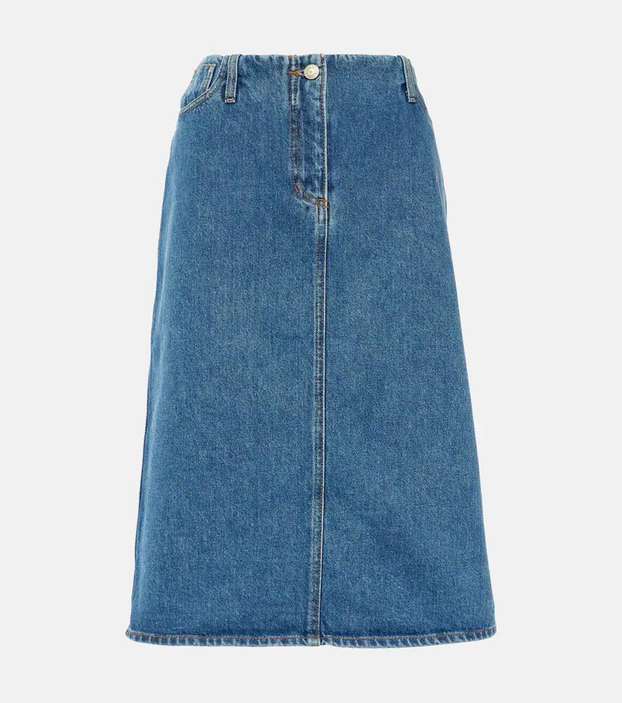 Magda Butrym Denim midi skirt Cover