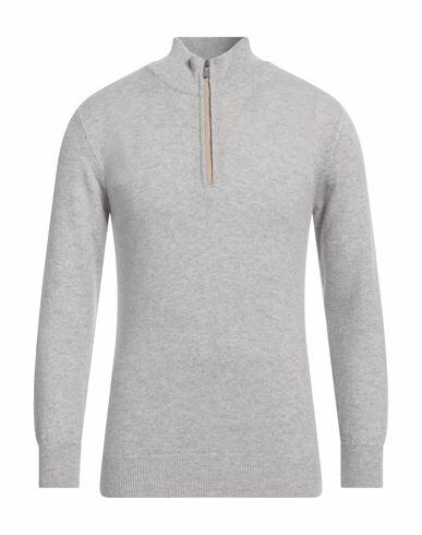 Eleventy Man Turtleneck Light grey Cashmere Cover