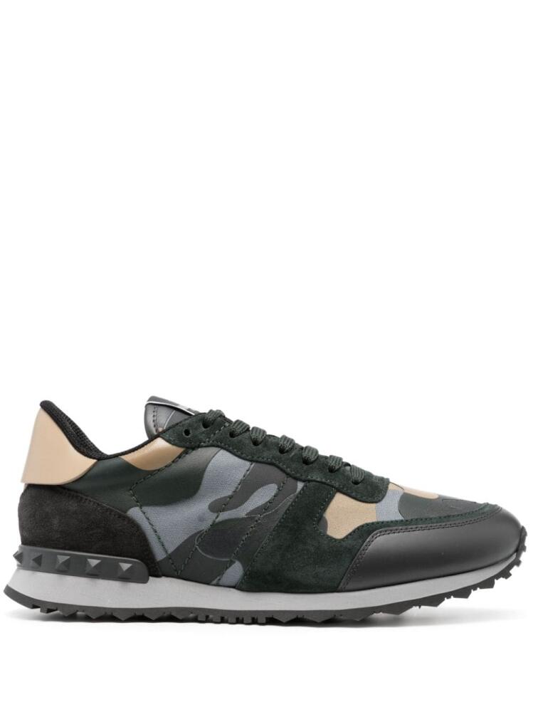 Valentino Garavani Camouflage Rockrunner low-top sneakers - Blue Cover