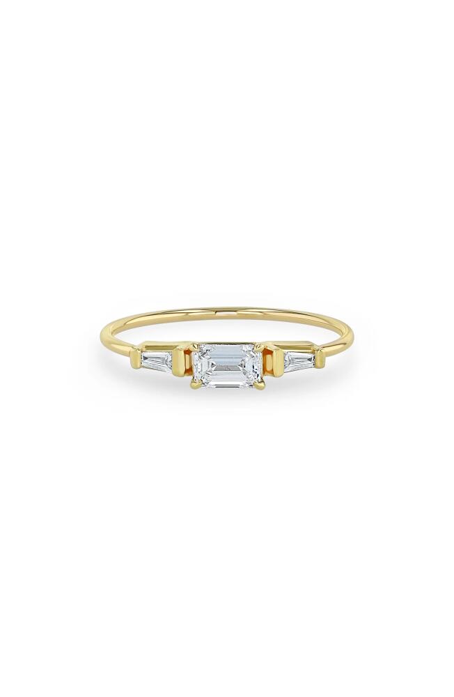 Zoë Chicco Baguette Diamond Ring in 14K Yg Cover