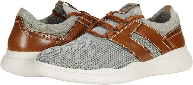 Stacy Adams Moxley Lace-Up Sneaker (Gray/Tan) Men's Shoes Cover