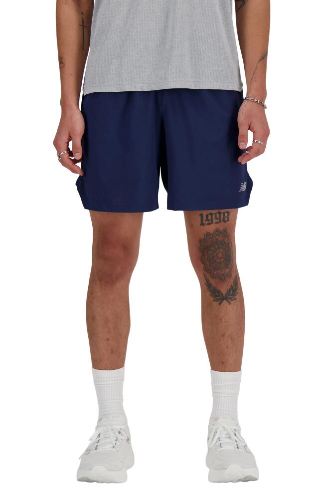 New Balance RC 7-Inch Seamless Running Shorts in Navy Cover