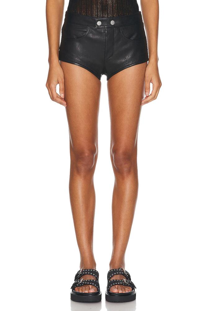 Isabel Marant Leslie Short in Black Cover