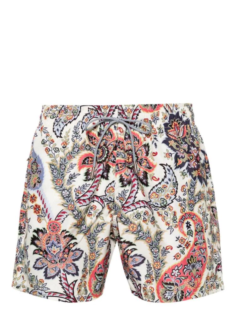 ETRO Paisley-print swim shorts - Neutrals Cover