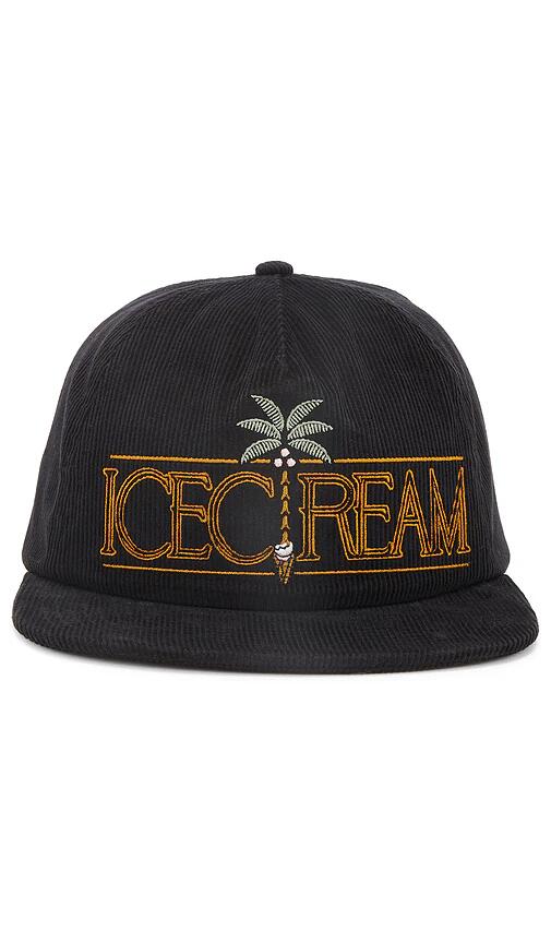 ICECREAM Breezy Snapback Hat in Black Cover