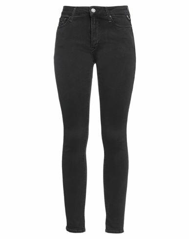 Replay Woman Jeans Black Cotton, Elastane Cover